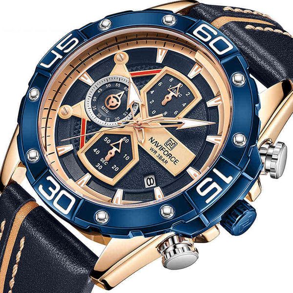 naviforce sport watches for men luxury brand blue military genuine leather wrist watch man clock fashion chronograph wristwatch 211124, Slivery;brown
naviforce sport watches for men luxury brand blue military genuine leather wrist watch man clock fashion chronograph wristwatch 211124, Slivery;brown