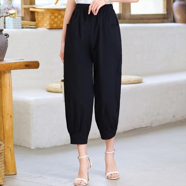 summer harem plus size 4xl womens capris casual solid color ankle length trousers female classic high waist black, Black;white
summer harem plus size 4xl womens capris casual solid color ankle length trousers female classic high waist black, Black;white