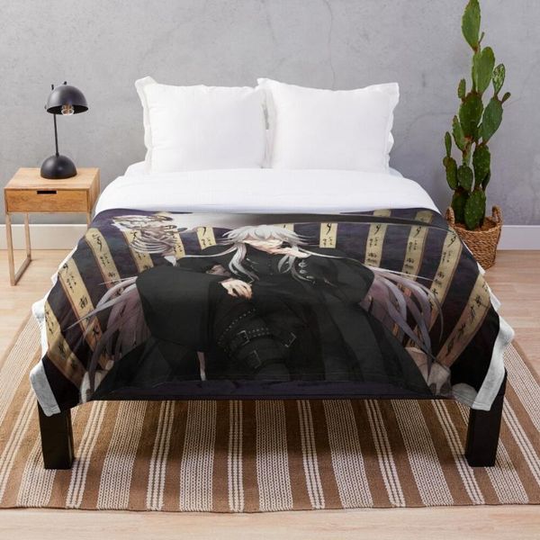 undertaker blanket snowflake wool coral fleece bedspread blankets portable