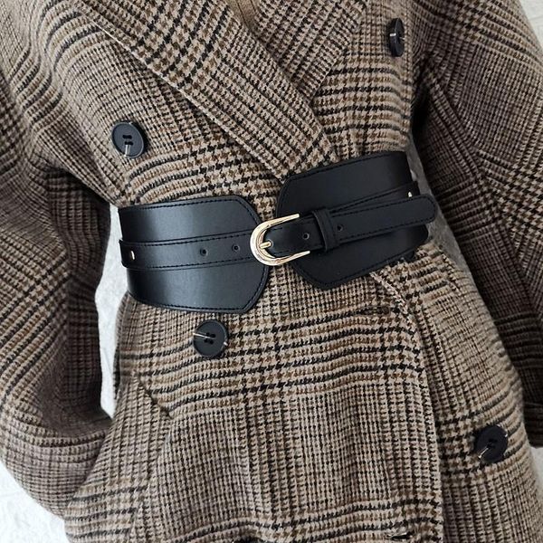 luxury waist seal belt ladies wide elastic vintage buckle leather fashion wild pin women buckwait belts, Black;brown
luxury waist seal belt ladies wide elastic vintage buckle leather fashion wild pin women buckwait belts, Black;brown