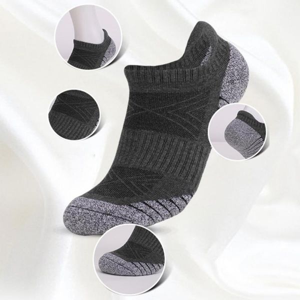 men's socks cotton 6 pair athletic low cut sports cushioned tab soft ankle tear resistant for biking, Black
men's socks cotton 6 pair athletic low cut sports cushioned tab soft ankle tear resistant for biking, Black