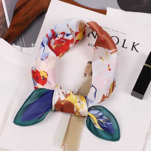 scarves 2021 four seasons cartoon small square scarf female simulation silk printing curling decorative dual-use headband, Blue;gray
scarves 2021 four seasons cartoon small square scarf female simulation silk printing curling decorative dual-use headband, Blue;gray