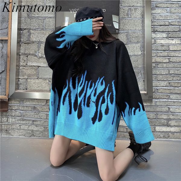 kimutomo womens sweaters autumn winter korea fashion ladies loose retro hong kong style pullovers outwear long sleeve 210521, White;black
kimutomo womens sweaters autumn winter korea fashion ladies loose retro hong kong style pullovers outwear long sleeve 210521, White;black