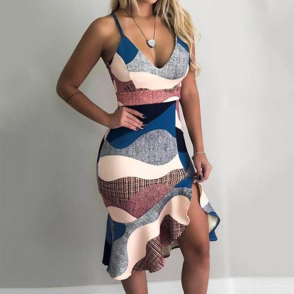 casual dresses women dress ladies fashion summer v-neck sleeveless printed color ruffle evening party beach sundress vestidos, Black;gray
casual dresses women dress ladies fashion summer v-neck sleeveless printed color ruffle evening party beach sundress vestidos, Black;gray