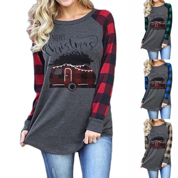 women's t-shirt 2021 christmas foreign trade bottoming shirt letter printing round neck long-sleeved, White
women's t-shirt 2021 christmas foreign trade bottoming shirt letter printing round neck long-sleeved, White
