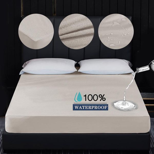 sheets & sets 100% waterproof fitted sheet with elastic band solid bed cover-wrinkle fade stain and abrasion resistant soft
sheets & sets 100% waterproof fitted sheet with elastic band solid bed cover-wrinkle fade stain and abrasion resistant soft