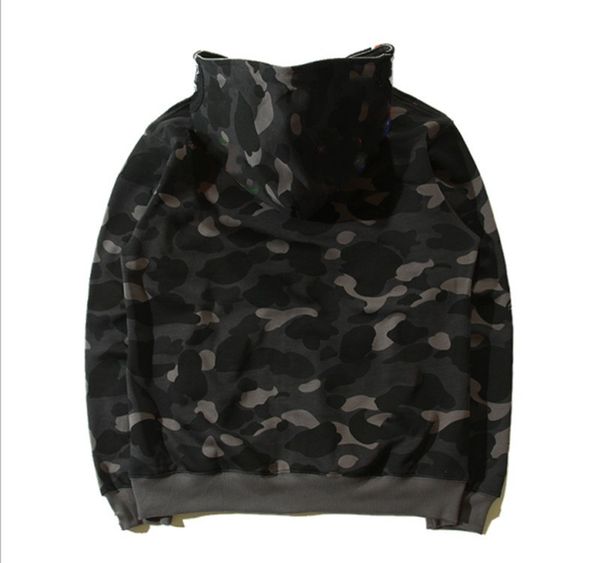 mens hooded hoodies fashion stylist cartoon camouflage printing jacket men womens cardigan casual sweatshirts colors pz64, Black
mens hooded hoodies fashion stylist cartoon camouflage printing jacket men womens cardigan casual sweatshirts colors pz64, Black