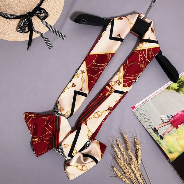 2md korean ties version long silk women's summer thin and narrow long fashion cravat versatile scarf summer bag korean small scarf, Black;gray
2md korean ties version long silk women's summer thin and narrow long fashion cravat versatile scarf summer bag korean small scarf, Black;gray