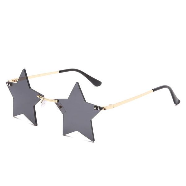sunglasses mdod vintage rimless female men's prom party unique personality heart-shaped five-pointed star, White;black
sunglasses mdod vintage rimless female men's prom party unique personality heart-shaped five-pointed star, White;black