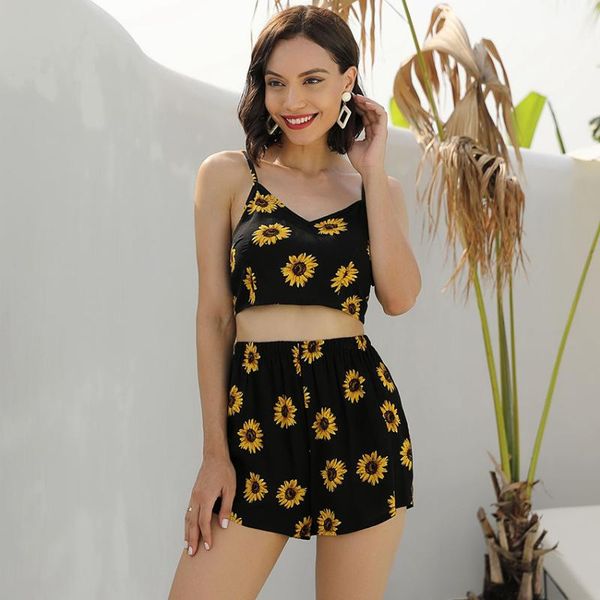 two piece dress mnealways18 casual print set tank and shorts women's suit beach wear lace-up floral camis summer outfits 2021, White
two piece dress mnealways18 casual print set tank and shorts women's suit beach wear lace-up floral camis summer outfits 2021, White