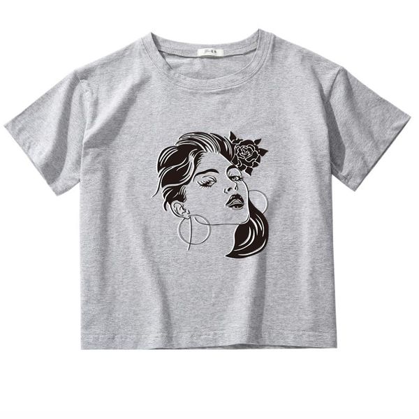 women's t-shirt girl fashion vogue print lady short women t shirt summer crop streetwear female tee, White
women's t-shirt girl fashion vogue print lady short women t shirt summer crop streetwear female tee, White