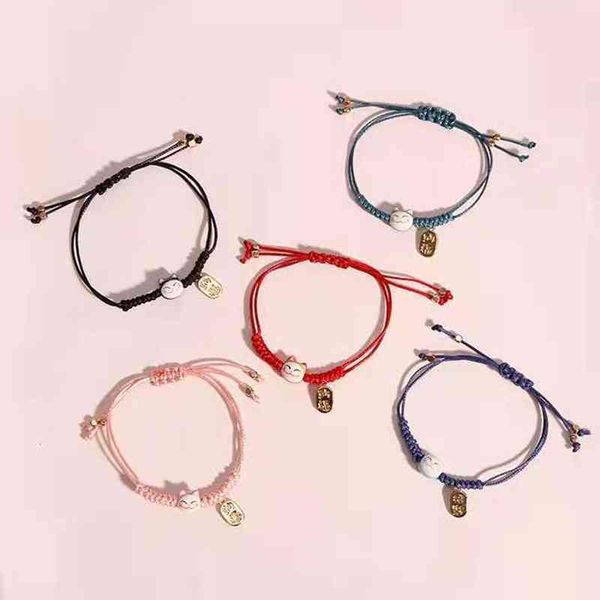 handmade ceramics colorful rope lucky cat bracelet for women girls birthday gift charm tassel fashion maneki neko couple bangles, Golden;silver
handmade ceramics colorful rope lucky cat bracelet for women girls birthday gift charm tassel fashion maneki neko couple bangles, Golden;silver