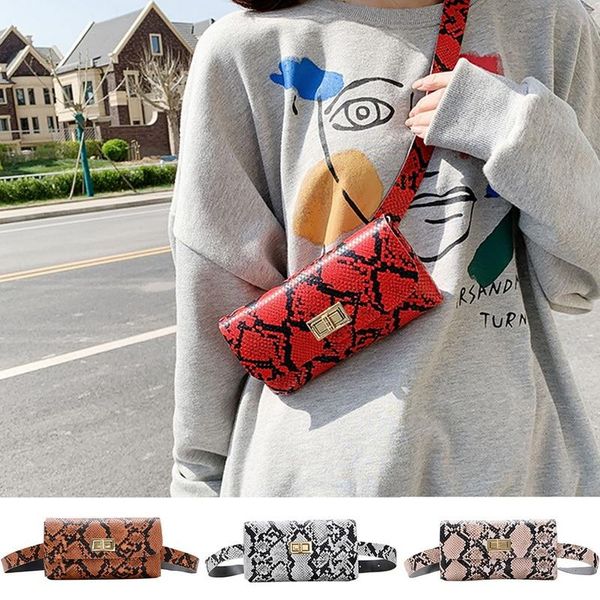 est women waist fanny pack belt bag travel hip bum small purse chest pouch snake skin 2021 bags
est women waist fanny pack belt bag travel hip bum small purse chest pouch snake skin 2021 bags