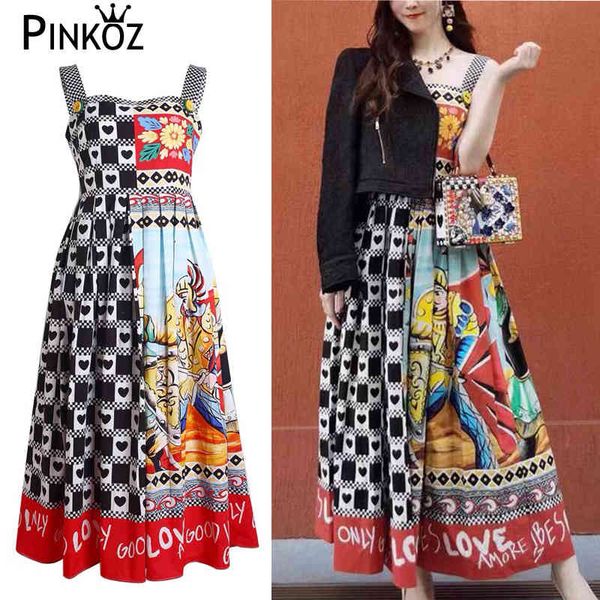 celebrity luxury letter plaid flower printed spaghetti strap midi dress for women summer vocation high waist party night 210421, Black;gray
celebrity luxury letter plaid flower printed spaghetti strap midi dress for women summer vocation high waist party night 210421, Black;gray