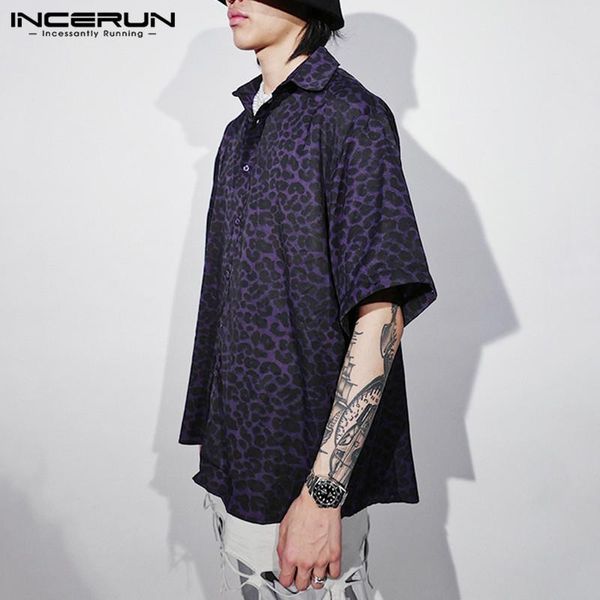 men's casual shirts 2021 fashion man floral loose buttons camisa men leopard printed short sleeve lapel blouse summer chic hombre, White;black
men's casual shirts 2021 fashion man floral loose buttons camisa men leopard printed short sleeve lapel blouse summer chic hombre, White;black