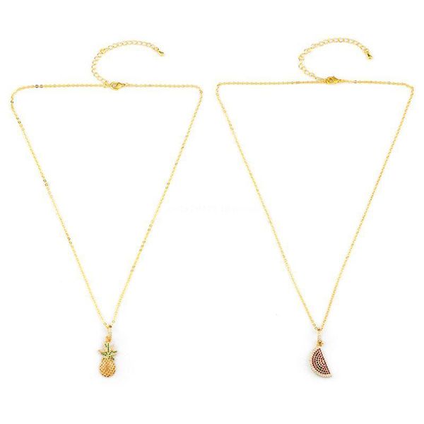 pendant necklaces creative fashion watermelon pineapple necklace simple design gold plated jewelry gift personality small fresh dropship, Silver
pendant necklaces creative fashion watermelon pineapple necklace simple design gold plated jewelry gift personality small fresh dropship, Silver