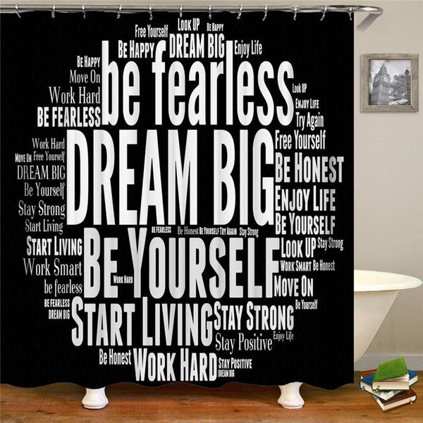 shower curtains letter printing black curtain bathroom waterproof for home decoration
shower curtains letter printing black curtain bathroom waterproof for home decoration