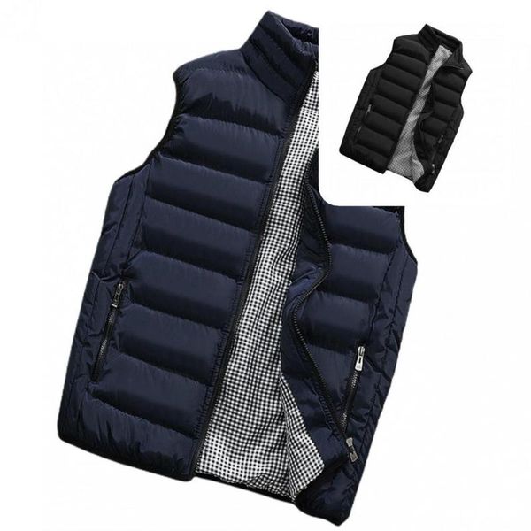 men' tank men vest coat waterproof business padded stand collar winter waistcoat male for outdoor, White;black
men' tank men vest coat waterproof business padded stand collar winter waistcoat male for outdoor, White;black