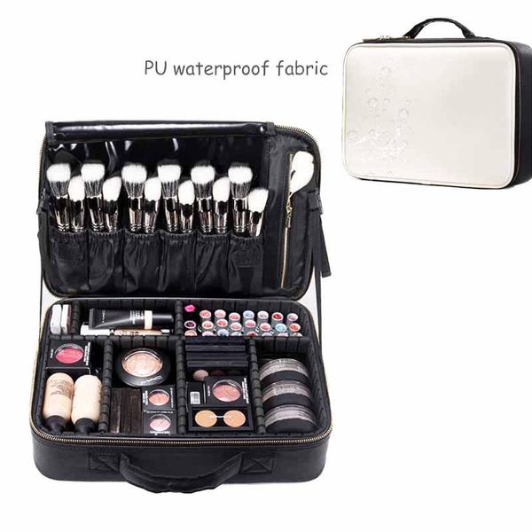 professional makeup bag women cosmetic bags case oxford/leather female korean make up box large multilayer toolbox storage & cases
professional makeup bag women cosmetic bags case oxford/leather female korean make up box large multilayer toolbox storage & cases