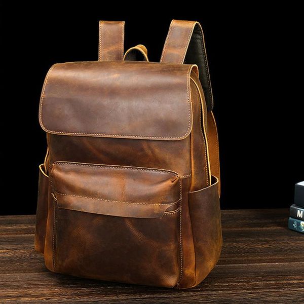 outdoor 35l capacity 14inch lapbackpack for women and men genuine leather travel camping hiking trekking fishing hunting bag
outdoor 35l capacity 14inch lapbackpack for women and men genuine leather travel camping hiking trekking fishing hunting bag