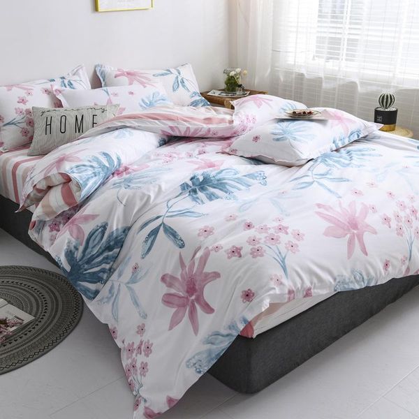 bedding sets plant printing set pure cotton a/b double-sided pattern simplicity bed sheet quilt cover pillowcase 4pcs ropa de cama
bedding sets plant printing set pure cotton a/b double-sided pattern simplicity bed sheet quilt cover pillowcase 4pcs ropa de cama