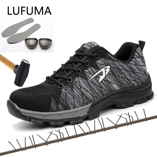 lufuma drop puncture-proof safety shoes indestructible non-slip steel toe work shoes outdoor breathable men shoes 210923, Black
lufuma drop puncture-proof safety shoes indestructible non-slip steel toe work shoes outdoor breathable men shoes 210923, Black