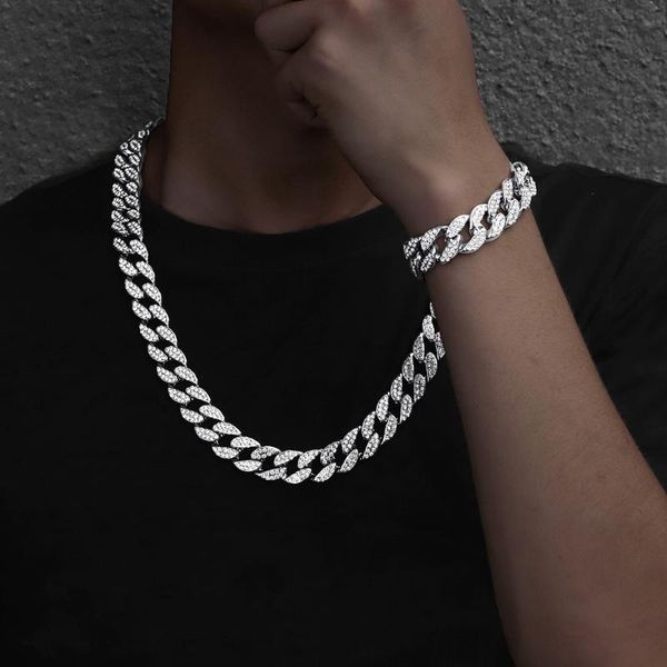 pendant necklaces hip hop iced out paved rhinestones 15mm silver color full miami curb cuban chain cz bling rapper for men jewelry
pendant necklaces hip hop iced out paved rhinestones 15mm silver color full miami curb cuban chain cz bling rapper for men jewelry
