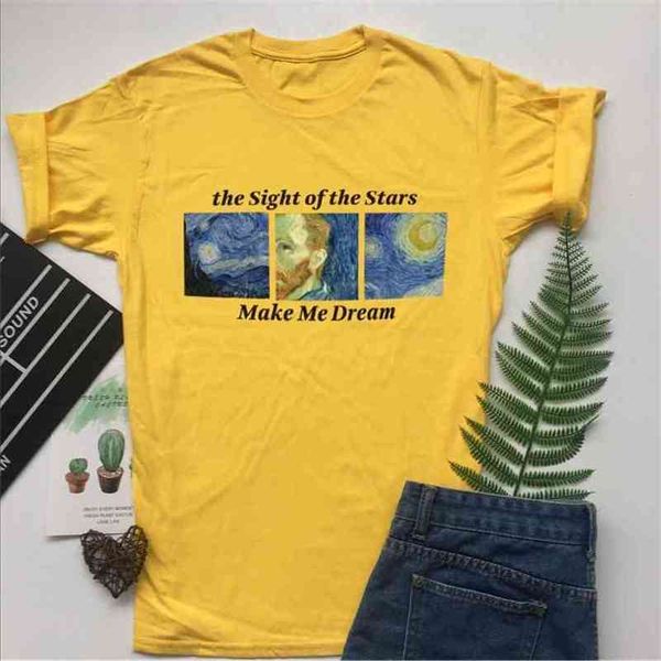 -jbh 1pcs vincent van gogh quote on t-shirt the sight of stars make me dream funny painter artist tee 210512, White
-jbh 1pcs vincent van gogh quote on t-shirt the sight of stars make me dream funny painter artist tee 210512, White