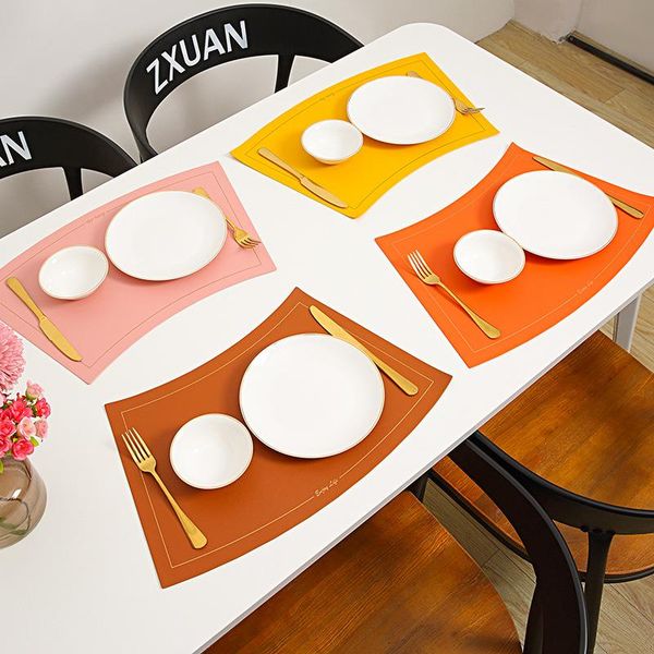 leather placemat tableware pad heat insulation kitchen non-slip pu bowl mat table waterproof accessories dinner mats & pads
leather placemat tableware pad heat insulation kitchen non-slip pu bowl mat table waterproof accessories dinner mats & pads