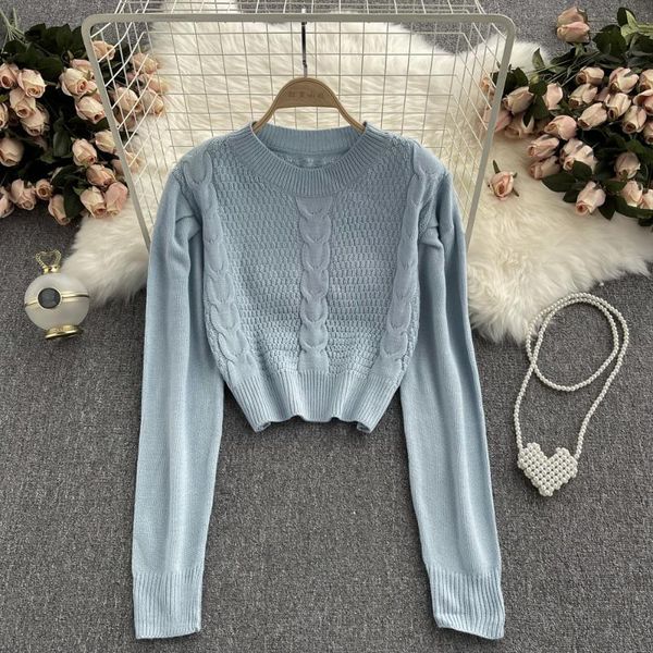 women's sweaters 2021 autumn long sleeve knitted sweater for women korean fashion o-neck pullovers solid loose female short jumper, White;black
women's sweaters 2021 autumn long sleeve knitted sweater for women korean fashion o-neck pullovers solid loose female short jumper, White;black
