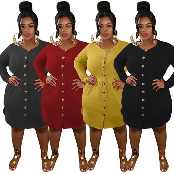 casual dresses long sleeve autumn oversize dress solid color black grey wine red turmeric, Black;gray
casual dresses long sleeve autumn oversize dress solid color black grey wine red turmeric, Black;gray