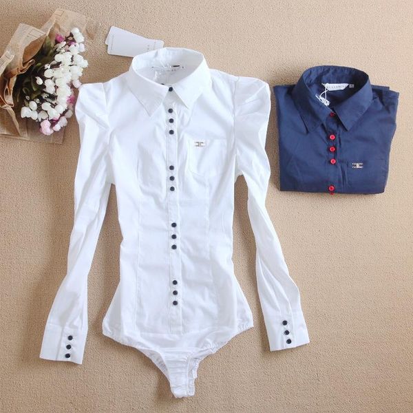women's jumpsuits & rompers one-piece shirts long-sleeved white overalls professional fit ladies bodysuits, Black;white
women's jumpsuits & rompers one-piece shirts long-sleeved white overalls professional fit ladies bodysuits, Black;white