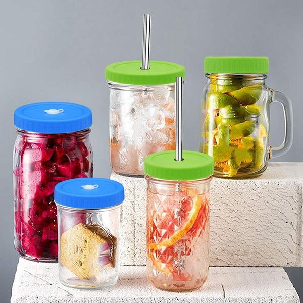 kitchen storage & organization 8pcs wide mouth mason jar lids with straw hole for ball kerr jar, great drinking
kitchen storage & organization 8pcs wide mouth mason jar lids with straw hole for ball kerr jar, great drinking