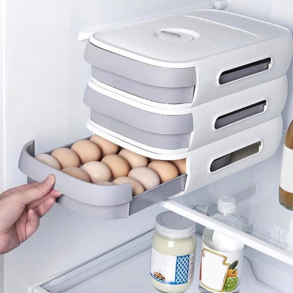 storage bottles & jars drawer type egg box refrigerator rack kitchen hollow case food container fridge stackable holder
storage bottles & jars drawer type egg box refrigerator rack kitchen hollow case food container fridge stackable holder