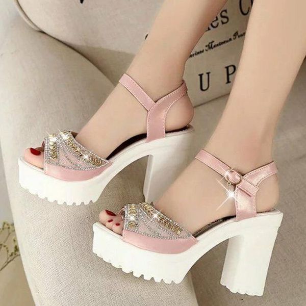 thick with sandals female summer diamond fish mouth bottom muffin waterproof platform high buckle strap, Black
thick with sandals female summer diamond fish mouth bottom muffin waterproof platform high buckle strap, Black