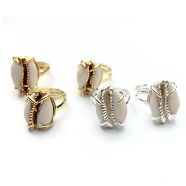 cluster rings cowrie gold jewelry natural shell with 24k strim for women charm gift wholesale 1pcs, Golden;silver
cluster rings cowrie gold jewelry natural shell with 24k strim for women charm gift wholesale 1pcs, Golden;silver