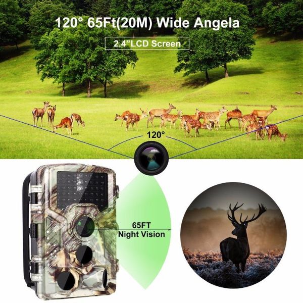 hunting cameras 16mp 1080p wildlife camera 0.2s trigger speed motion detection infrared 65ft scouting game for home security
hunting cameras 16mp 1080p wildlife camera 0.2s trigger speed motion detection infrared 65ft scouting game for home security