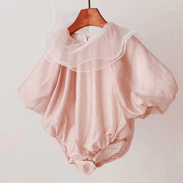korea ruffled collar one-piece romper baby girl princess sleeve born year-old dress jumpsuits, Blue
korea ruffled collar one-piece romper baby girl princess sleeve born year-old dress jumpsuits, Blue