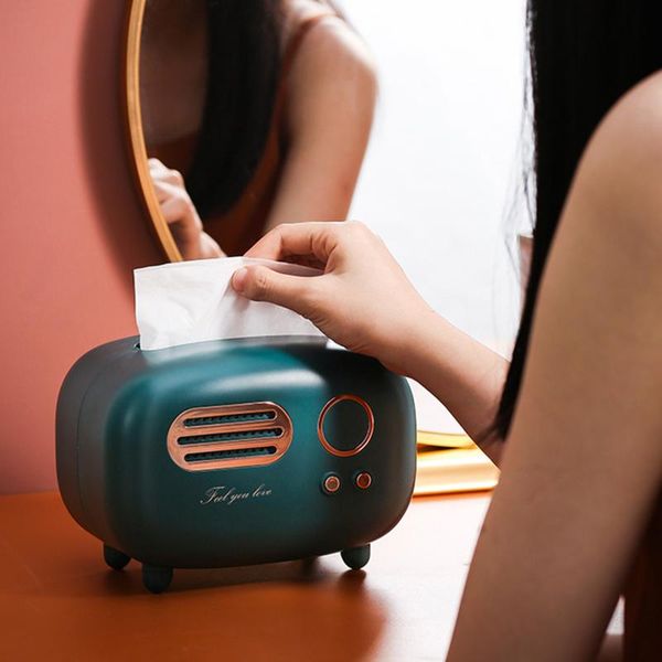 tissue boxes & napkins retro box holder, home livingroom dispenser, radio shape groove napkin storage case for car, home, office
tissue boxes & napkins retro box holder, home livingroom dispenser, radio shape groove napkin storage case for car, home, office