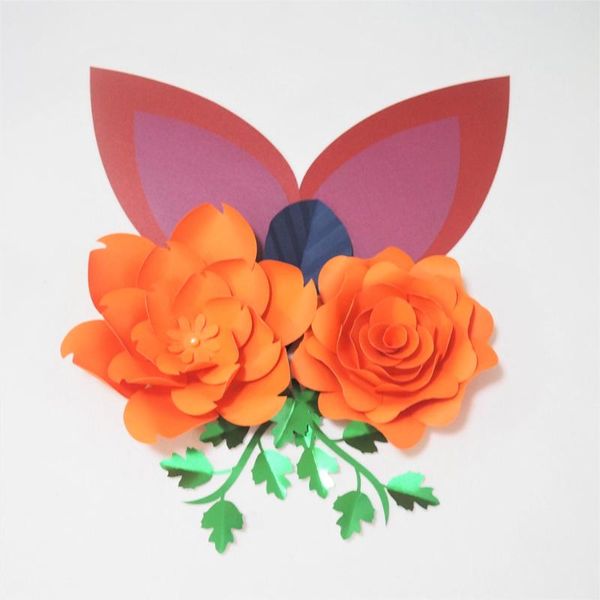 giant paper flowers artificial rose fleurs artificielles backdrop 2pcs+ 3 leave + 2 ears wedding nursery decor themed party decorative & wre
giant paper flowers artificial rose fleurs artificielles backdrop 2pcs+ 3 leave + 2 ears wedding nursery decor themed party decorative & wre
