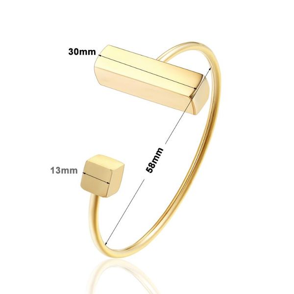 bangle borasi rhombus geometric open stainless steel bracelets & bangles 3 color for women wedding gift, Black
bangle borasi rhombus geometric open stainless steel bracelets & bangles 3 color for women wedding gift, Black