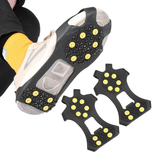 cords, slings and webbing 1 pair 10 studs anti-skid ice gripper spike winter climbing anti-slip snow spikes grips cleats over shoes covers c
cords, slings and webbing 1 pair 10 studs anti-skid ice gripper spike winter climbing anti-slip snow spikes grips cleats over shoes covers c