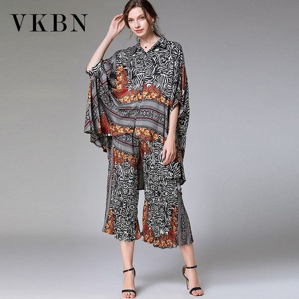 vkbn irregular two piece set and pants plus size elastic wais print straight trousers suit 2 piece set women summer 210507, White
vkbn irregular two piece set and pants plus size elastic wais print straight trousers suit 2 piece set women summer 210507, White