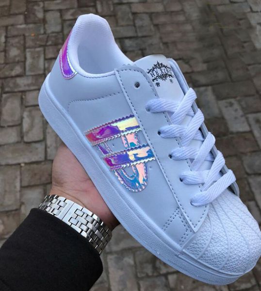 2021 classic models men's women's shoes white shoe laser dazzle colour superstar shell head sneakers, Black
2021 classic models men's women's shoes white shoe laser dazzle colour superstar shell head sneakers, Black