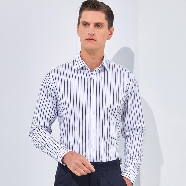 men's dress shirts striped plaid long sleeve non-iron shirt pocketless quality comfortable 100% cotton business wrinkle free, White;black
men's dress shirts striped plaid long sleeve non-iron shirt pocketless quality comfortable 100% cotton business wrinkle free, White;black