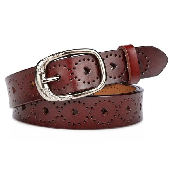 belts peach heart hollow lady's leather waist belt with simple decorative jeans for women punk luxury cintura, Black;brown
belts peach heart hollow lady's leather waist belt with simple decorative jeans for women punk luxury cintura, Black;brown
