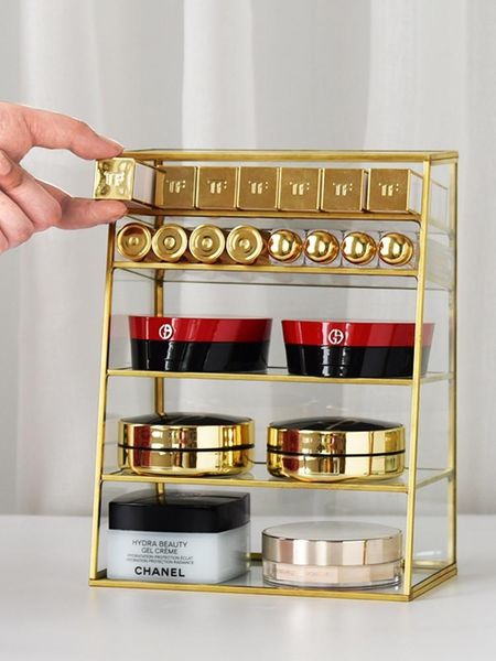 hooks & rails nordic 5-layers glass makeup organizer brush lipstick display stand cosmetic jewelry storage rack home decor gadgets
hooks & rails nordic 5-layers glass makeup organizer brush lipstick display stand cosmetic jewelry storage rack home decor gadgets