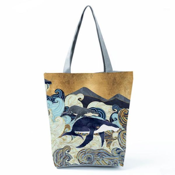 evening bags japanese ukiyo design handbags dolphin printed shoulder bag animal fashion tote eco friendly shopping portable beach1
evening bags japanese ukiyo design handbags dolphin printed shoulder bag animal fashion tote eco friendly shopping portable beach1