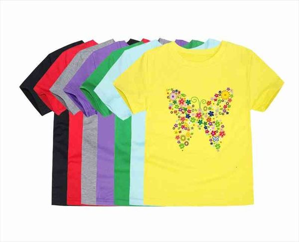brand summer short sleeve cotton o neck floral butterfly girls t shirts children flower shirt for kids, Blue
brand summer short sleeve cotton o neck floral butterfly girls t shirts children flower shirt for kids, Blue