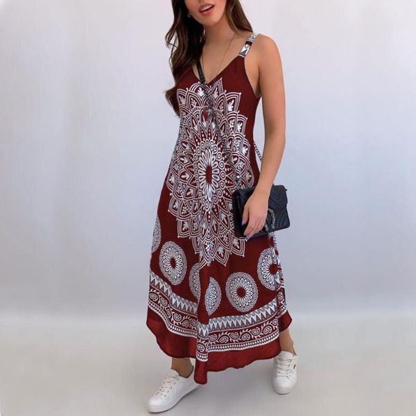 casual dresses women v neck spaghetti strap printed a-line maxi dress summer high waist designer for 2021, Black;gray
casual dresses women v neck spaghetti strap printed a-line maxi dress summer high waist designer for 2021, Black;gray